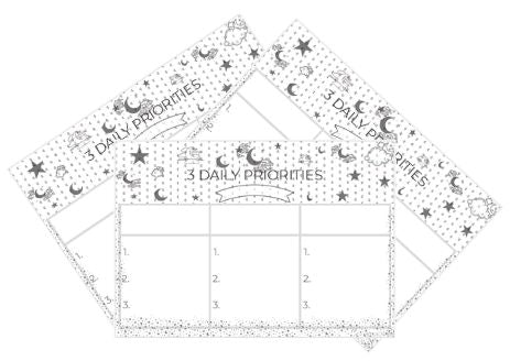 3 Daily Priorities - Starry Night
