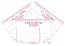 Load image into Gallery viewer, 3 Daily Priorities - Paint Splatter