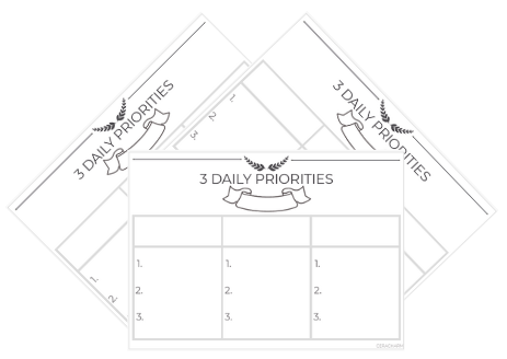 3 Daily Priorities - Minimal