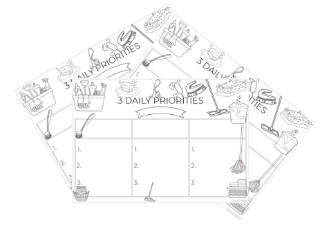 3 Daily Priorities - Clean It
