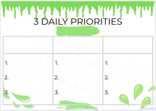Load image into Gallery viewer, 3 Daily Priorities - Paint Splatter
