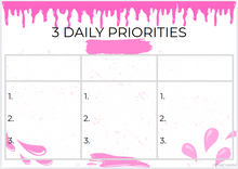 Load image into Gallery viewer, 3 Daily Priorities - Paint Splatter
