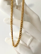 Load image into Gallery viewer, Gold Curb Chain 4mm Width